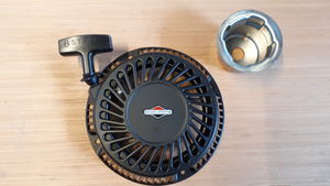 Recoil starter complete for Logic MFG series flail mowers - 