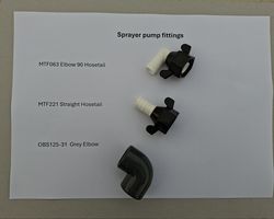 Logic Sprayer pump fittings